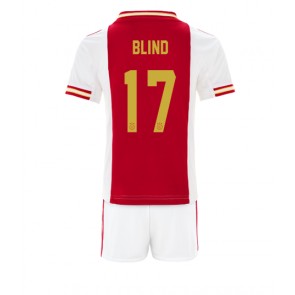 Ajax Daley Blind #17 Hjemmedraktsett Barn 2022-23 Kortermet (+ Korte bukser)